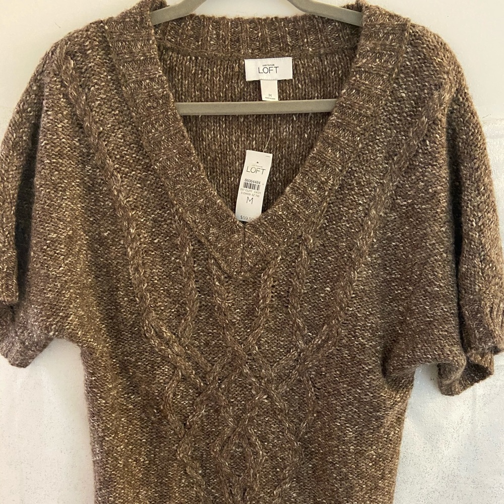Brown chunky Sweater, women, tops